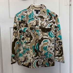 Gaudy Couture Colorful Women's Jacket Size L NWOT